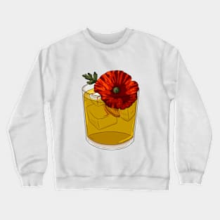 Poppy in drink Crewneck Sweatshirt